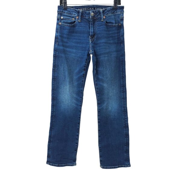 American Eagle Jeans Original Boot Mens Size 30 x 30 Stretch Mid Rise Dark Wash - Picture 1 of 14